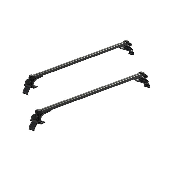 Universal Car Roof Racks Pod Aluminium Cross Bars Adjustable 145cm Black