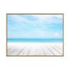 Artey | Board Walk - Framed Canvas - Natural Frame - 112 x 150cm