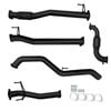 Ignite Exhausts Turbo Back For Isuzu D-max 3l 3" Cat & Pipe Black Aluminised Steel
