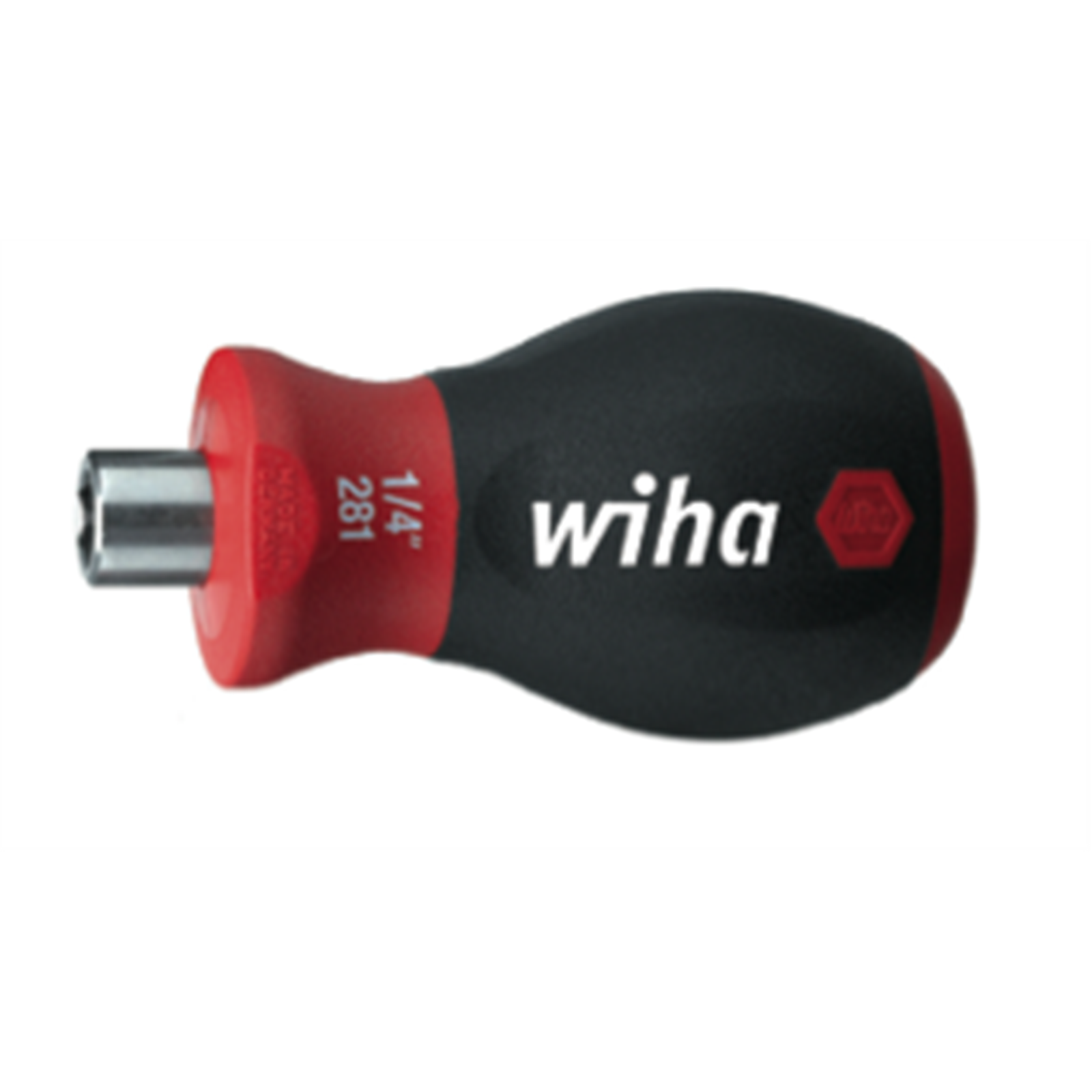 Wiha 1/4" x 57mm Softfinish Stubby Bit Holder Screwdriver product image