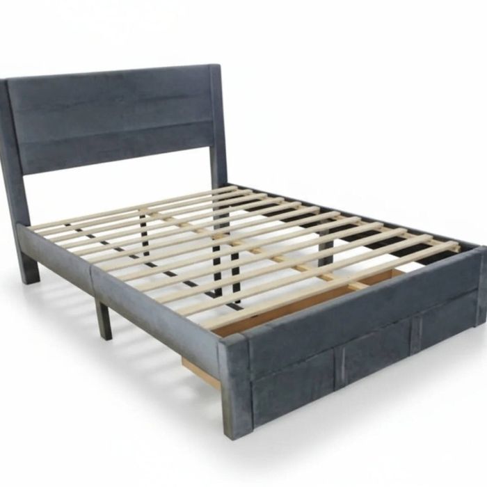 Heloise Bed Frame With Drawer - Double
