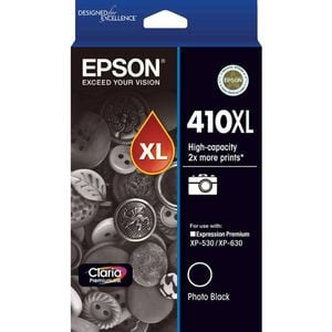 Epson GENUINE Original Epson 410XL Photo Black Ink Cartridge XP-530 XP-630 T340192