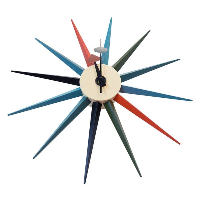 Sk Designer Living | Replica George Nelson Sunburst Clock - Multicoloured