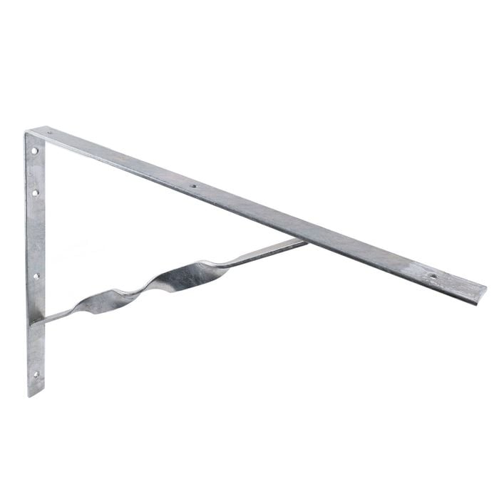 Carinya 500 x 400mm Galvanised Heavy Duty Twisted Stay Bracket