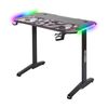 X-Rocker Panther RGB Gaming Desk Neo Motion LED Carbon Fibre Effect Steel