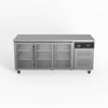 AG Three Door Commercial Glass Door Worktop / Under Bench Display Fridge 700mm Depth