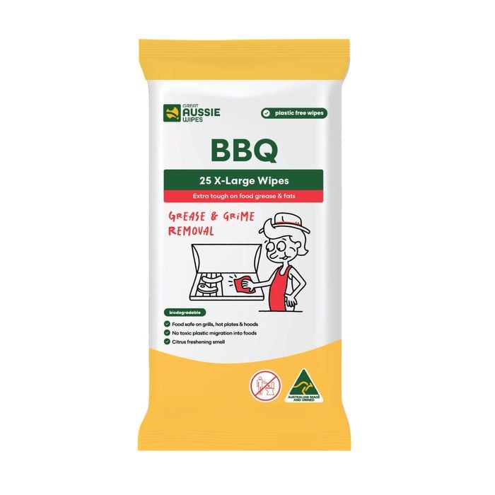 Great Aussie X-Large BBQ Wipes - 25 Pack