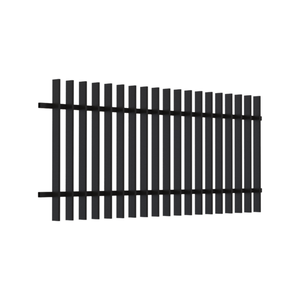 RapidFence 2200 x 900 x 90mm Black Blade Fence Panel
