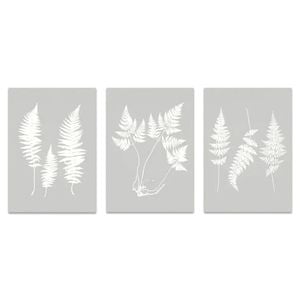 3pcs Minimalist Botanical Grass Print 100% Australian Made 3 x 40x60cm (Metal Print)