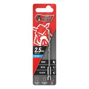 Full Boar 2.5mm Hex Shank M2 HSS Drill FBHSSM2-025HX