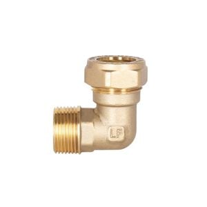 Instantor - 15mm MI Brass Compression Elbow LF