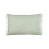 Vintage Design Homewares Sage French Linen Filled Cushion - 35cm x 55cm