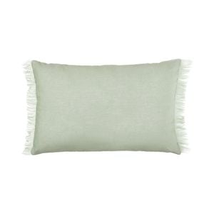 Vintage Design Homewares Sage French Linen Filled Cushion - 35cm x 55cm