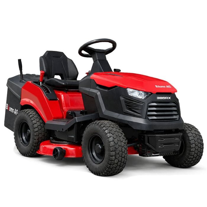 BAUMR-AG 38" Ride On Lawn Mower Tractor, Electric Start, 14hp 452cc, Hydrostatic, 100kg Towing, 7 Cut Heights