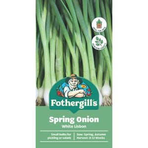 Fothergill's White Lisbon Spring Onion Vegetable Seeds