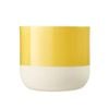 Borralheira 130 x 120mm Yellow Two Tone Indoor Ceramic Pot