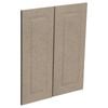 Kaboodle Raw Board Heritage Corner Wall Cabinet Doors - 2 Pack