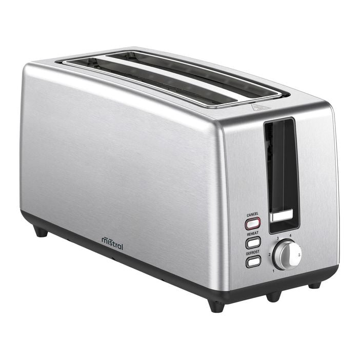 Mistral Stainless Steel 4 Slice Toaster