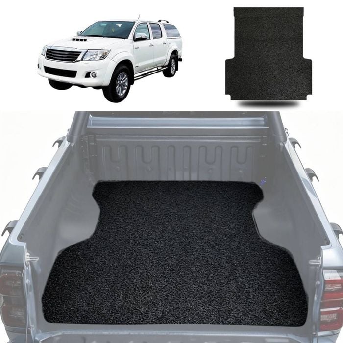 Signature Honeycomb UTE Tub Mat Tray Liner for Toyota Hilux Double Cab 2005 - 2015 - Black