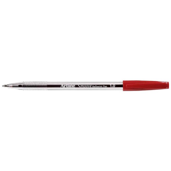 Artline Smoove Medium Ballpoint Pen (12/box) (Red)