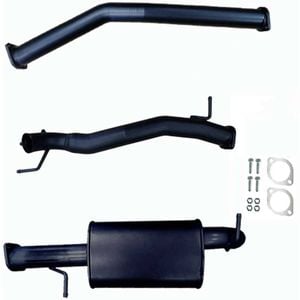 Ignite Exhausts Dpf Back For Volkswagen Amarok 2.0l 3" Muffler Black Aluminised Steel