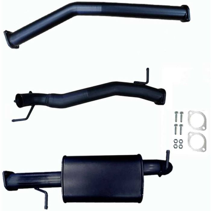 Ignite Exhausts Dpf Back For Volkswagen Amarok 2.0l 3" Muffler Black Aluminised Steel