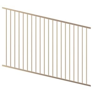 ProtectorAl 350 - 1200 x 1200mm Primrose Raked Up to 15º Flat Top Pool Fence Panel