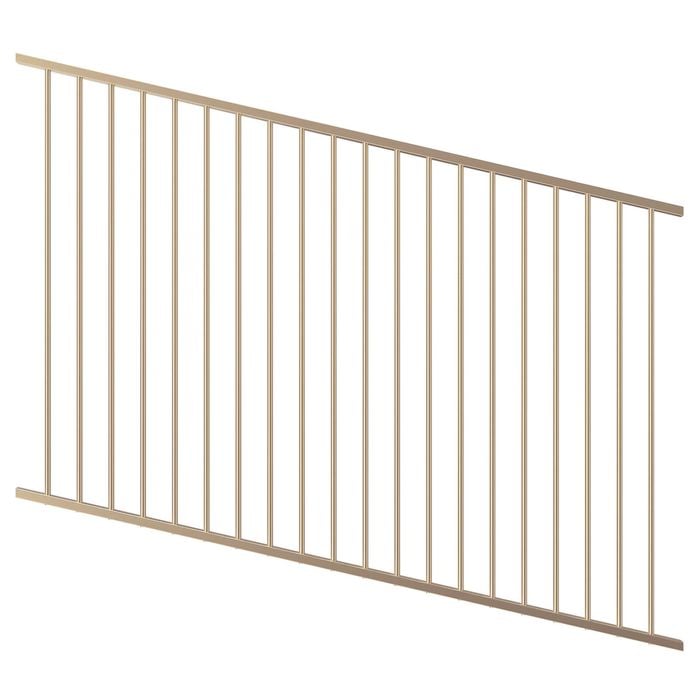 ProtectorAl 350 - 1200 x 1200mm Primrose Raked Up to 15º Flat Top Pool Fence Panel