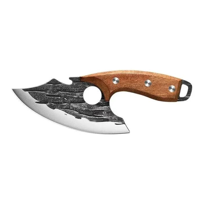 Hand-forged Meat Cutting Knife Brown