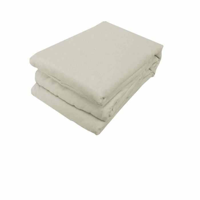 Designer Collection 100% Cotton Flannelette Sheet Set Double 40 Cm Wall Stone