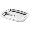 Olympia Tip Tray Square Stainless Steel With Bill Clip Hospitality Restaurant Cafe