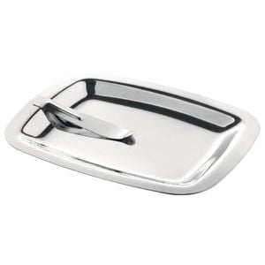 Olympia Tip Tray Square Stainless Steel With Bill Clip Hospitality Restaurant Cafe