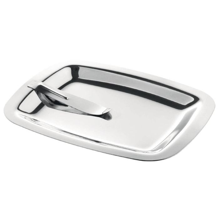 Olympia Tip Tray Square Stainless Steel With Bill Clip Hospitality Restaurant Cafe