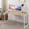Zinus Computer Desk Home Office Table Study Desks Wooden - White 140cm