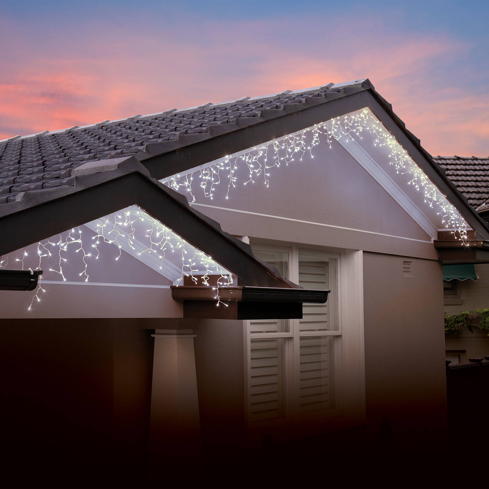 Icicle fairy lights bunnings top