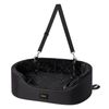 PaWz Dog Car Seat Pet Car Seat Elevated 10cm Plush Oxford Black