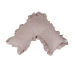 Artex Cotton Polyester V Boomerang Shape Ruffled Pillowcase Linen