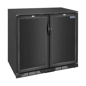 Polar G-series Double Door Back Bar Cooler Solid Door 198l 850mm Commercial Fridge Ge998-a