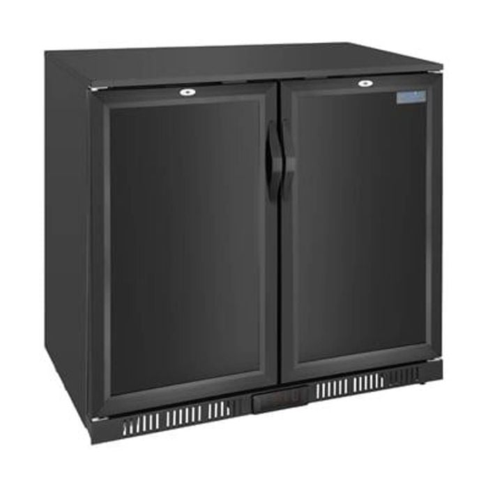 Polar G-series Double Door Back Bar Cooler Solid Door 198l 850mm Commercial Fridge Ge998-a
