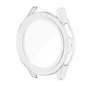 PC Full Cover Screen Glass Protector Shell Case - For Samsung Galaxy Watch 5th Pro 45mm (Clear)