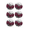 6pk Maxwell & Williams Royal Botanic Garden Ceramic Round Coaster 9.5cm Telopea
