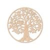 Nord Deco Wooden Coaster Kitchen Decor 10x10cm - Owls in Tree