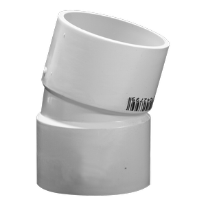 Holman 50mm 15° Female and Female PVC DWV Plain Bend