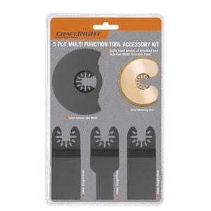 Craftright Multi Function Tool Accessory Kit - 5 Pack