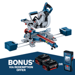Bosch 18V Professional BITURBO 216mm Mitre Saw 0601B51040 - Skin Only