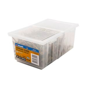 Zenith 10 - 8 x 50mm Countersunk Rib Head Chipboard Screws - 500 Pack
