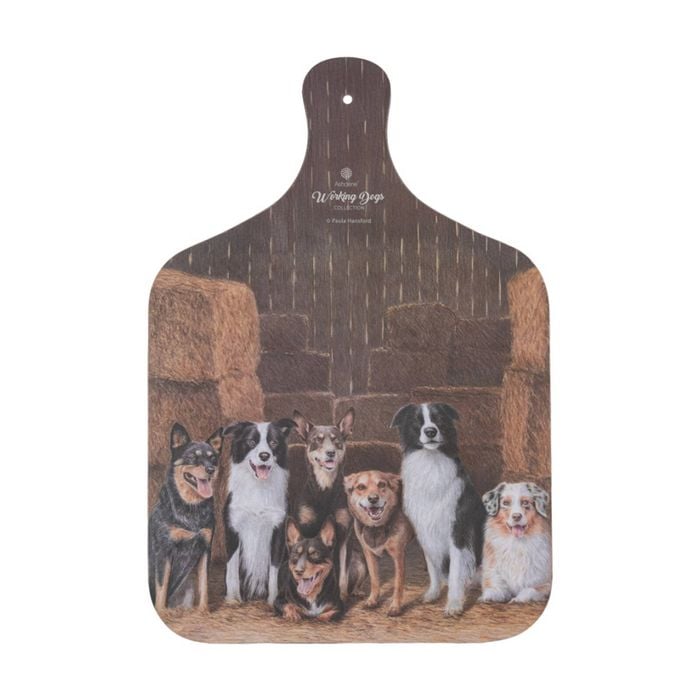 Ashdene Working Dogs Serving Board Platter Serveware Animal Art