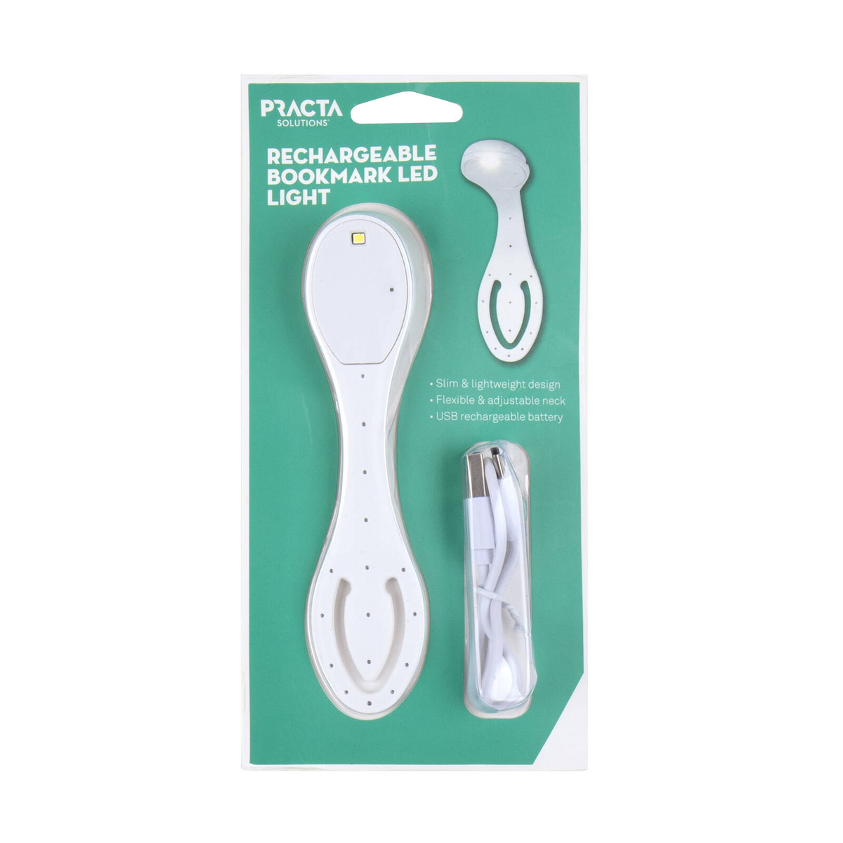 Practa Rechargeable Bookmark LED Light - Bunnings Australia