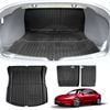 Boot Liner Back Seat Protector for Tesla Model 3 Highland 2023-Onwards Cargo Trunk Kick Mats
