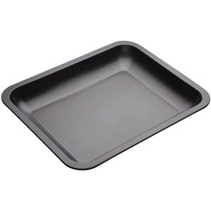 Mastercraft 39x31cm Heavy Base Non-Stick Roasting Pan Large - Black